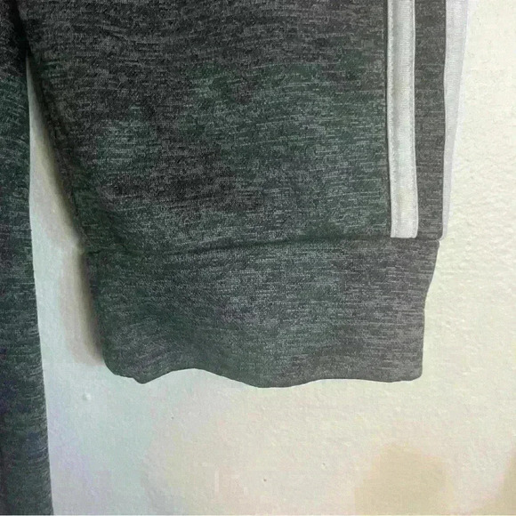 Adidas Men's Essentials Warm-Up Tapered 3-Stripes Track Pants Heather Gray Large - Picture 3 of 8